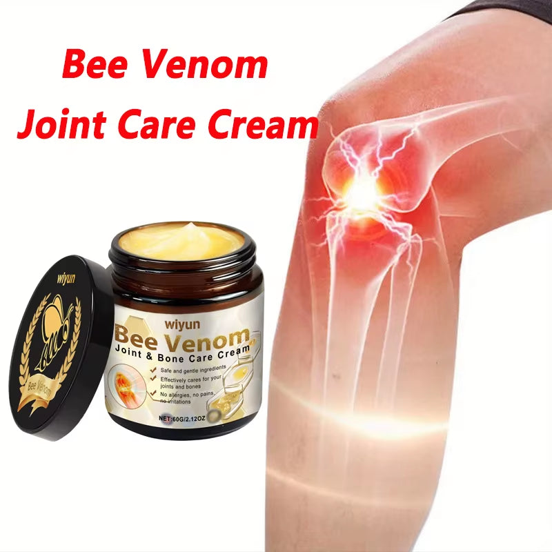 60G Bee Venom Joint Care Cream Effectively Relieve Joint Bone Pain Relax Tense Muscles Massage Cream Restore Athletic Ability