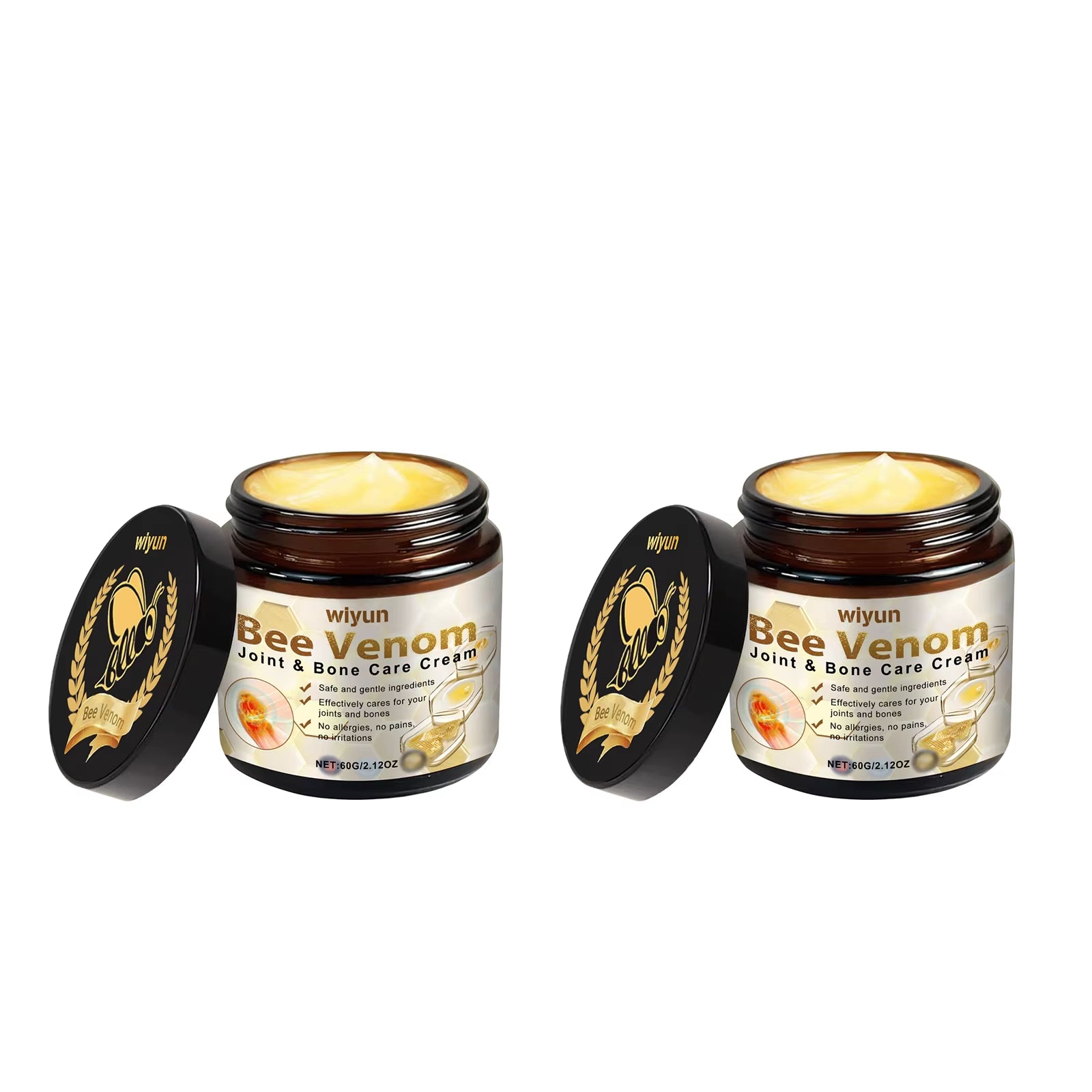 60G Bee Venom Joint Care Cream Effectively Relieve Joint Bone Pain Relax Tense Muscles Massage Cream Restore Athletic Ability