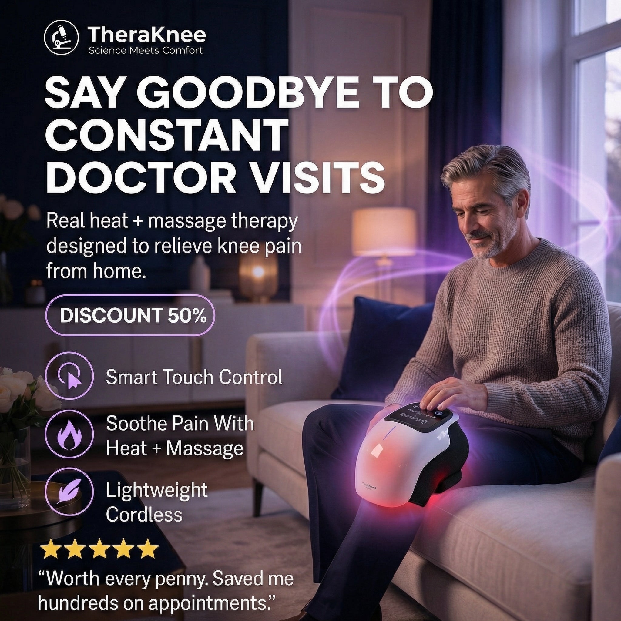 TheraKnee™ 2.0 Advanced Knee Pain Relief Device